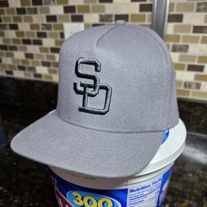 New Era San Diego Padres A-Frame Fitted Hat / Size 7 1/2 / RARE / Never Worn